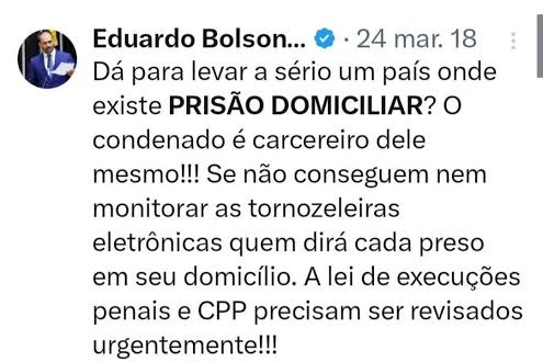 amandx24's tweet photo. @BolsonaroSP Ficasse sabendo do babado que teu pai tentou violar a tornozeleira eletrônica? https://t.co/YC8u0Zy5O2