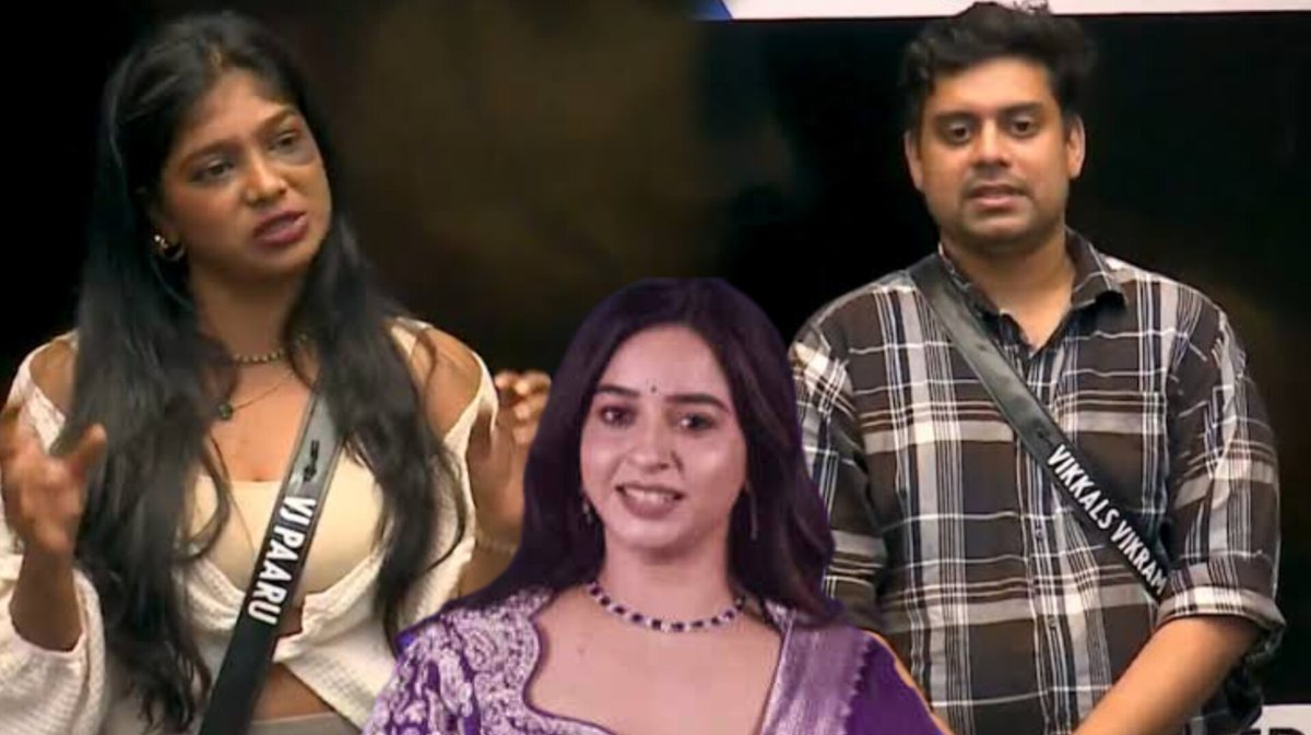 my top 3  as of now 

#BiggBossTamil9