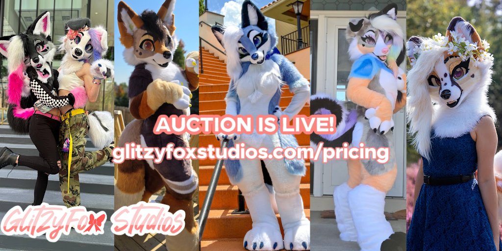 Glitzy_Fox's tweet image. Our Auction is LIVE! No need for a quote or approval. Link in bio!!