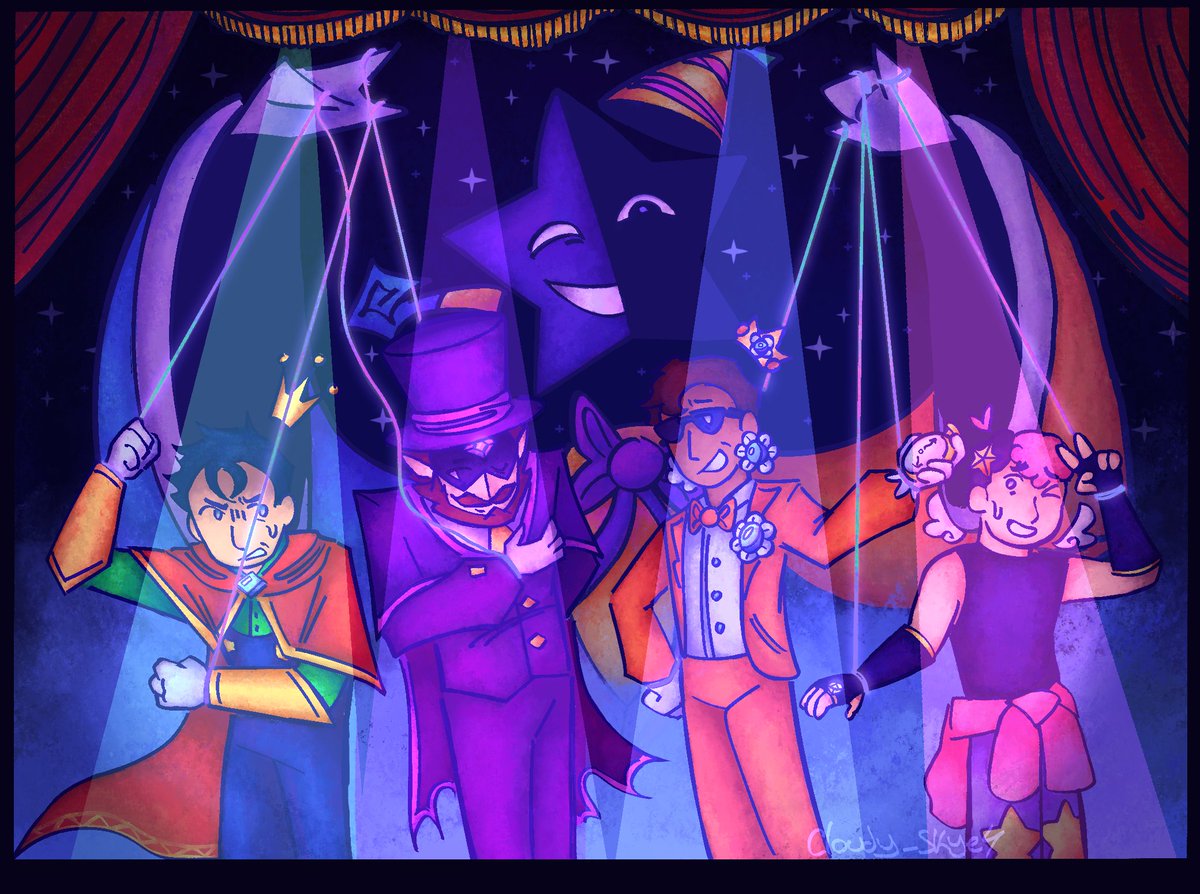Cloudy_Skye4's tweet image. 🎉~Keep dancing, harlequin contraption!
party ‘till the night drops dead!!!~🥳
.
.
.
#partycrashersfanart #partycrashersyt