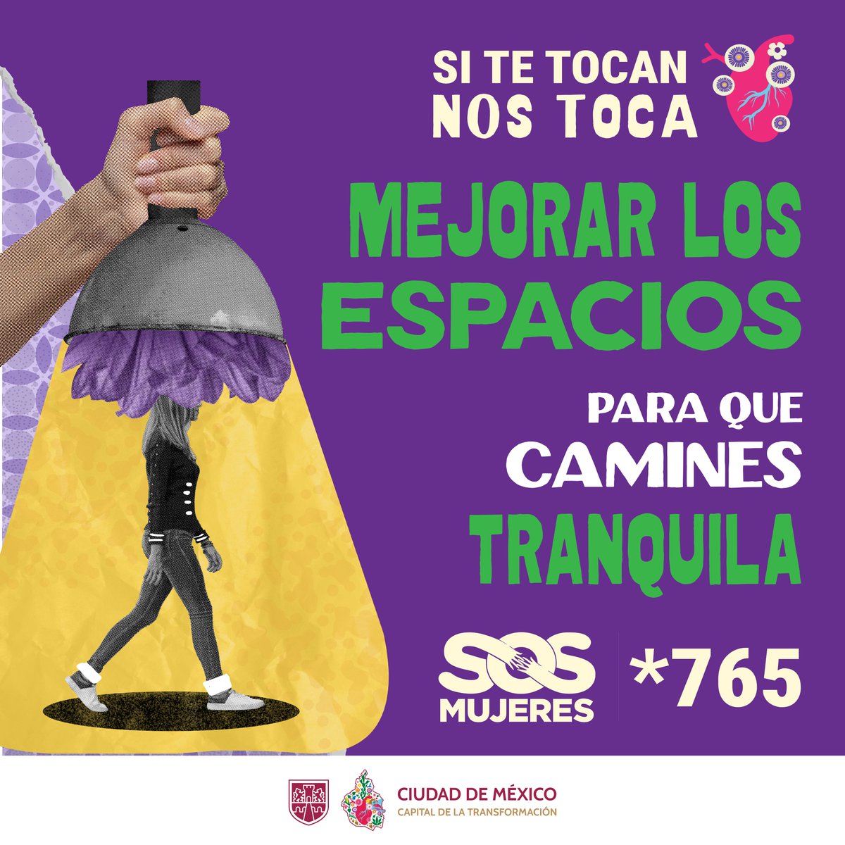 Nuestro compromiso es claro: cada mujer en esta ciudad merece caminar segura, ser escuchada y tener un gobierno que la respalde sin titubeos.

La #LíneaSOSMujeres *765 está aquí para ti, para atenderte y protegerte en cualquier momento.

¡No estás sola! En el <a href="/GobCDMX/">Gobierno de la Ciudad de México</a> estamos