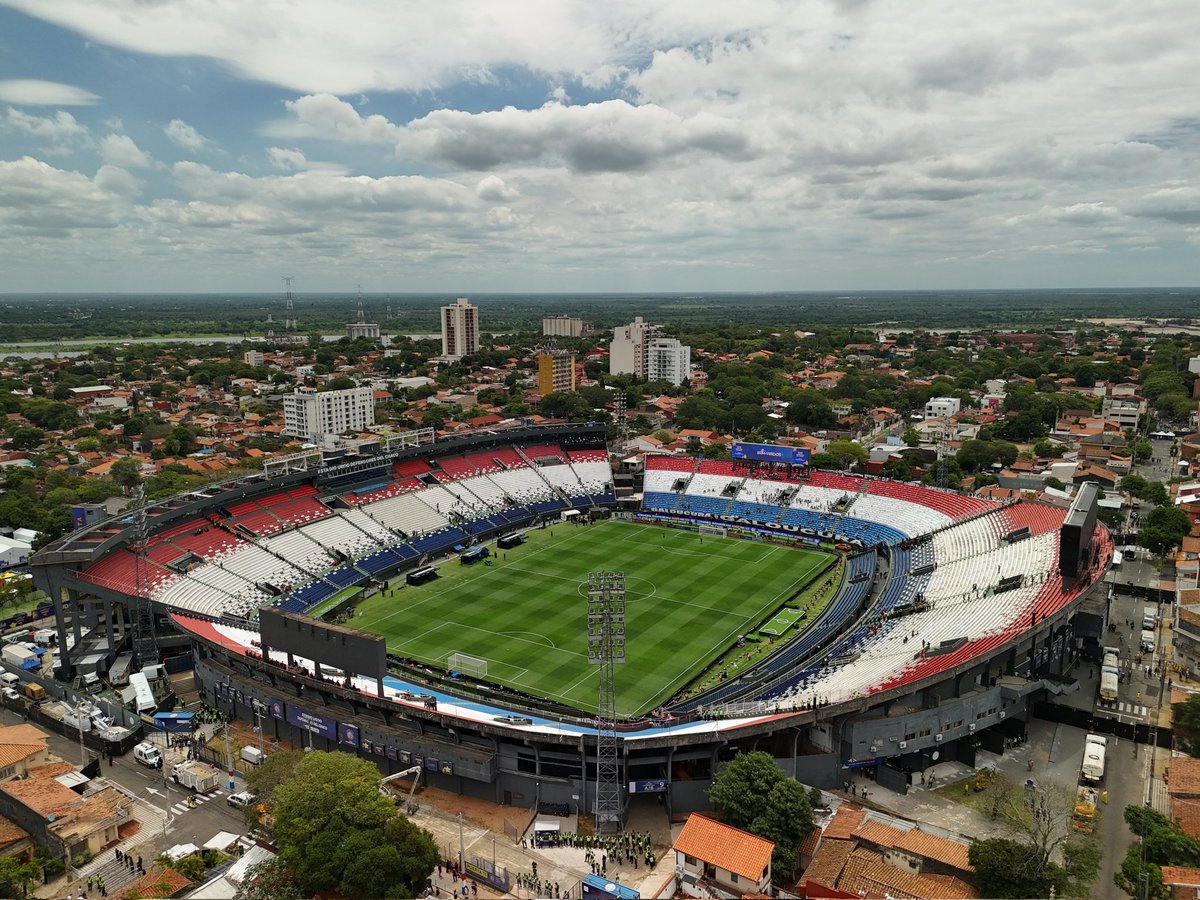 🏟️🏆🇵🇾 Estádio Defensores del Chaco, a parada final da CONMEBOL #Sudamericana 2025!