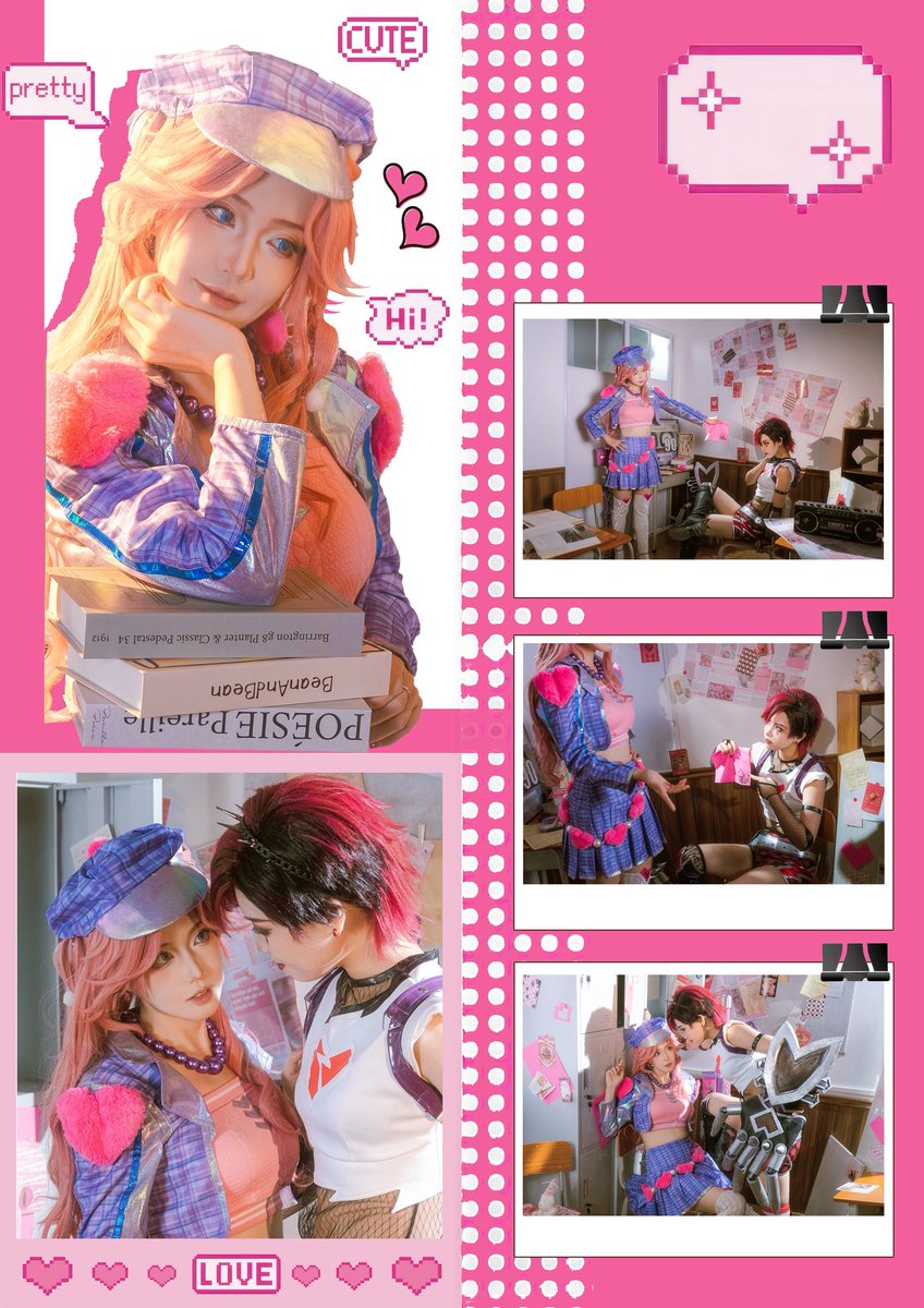 Expecto20's tweet image. 🩷🩷🩷
竹师傅说这个排版是有故事情节的但是x一次只能发四张图好无助
#caitvi
#2025凯蔚48h 
@caitvi48H