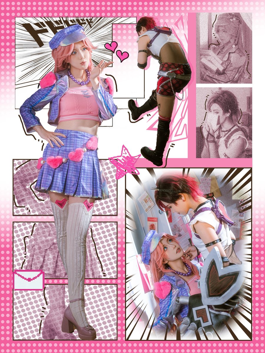 Expecto20's tweet image. 🩷🩷🩷
竹师傅说这个排版是有故事情节的但是x一次只能发四张图好无助
#caitvi
#2025凯蔚48h 
@caitvi48H