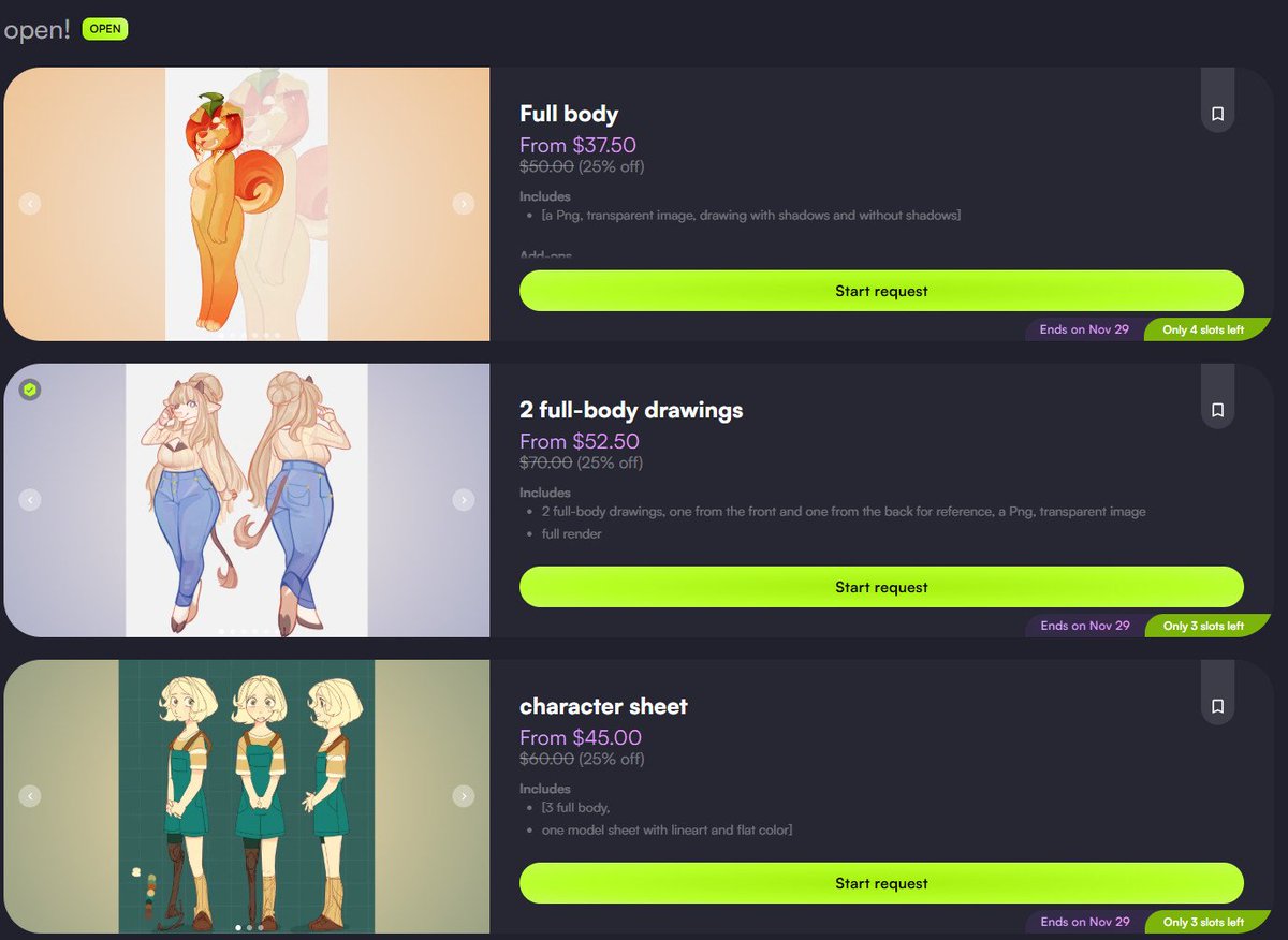 t_anairo's tweet image. (rt pls)

I added discounts to my vgen page!  

(link below)

#VGenComms