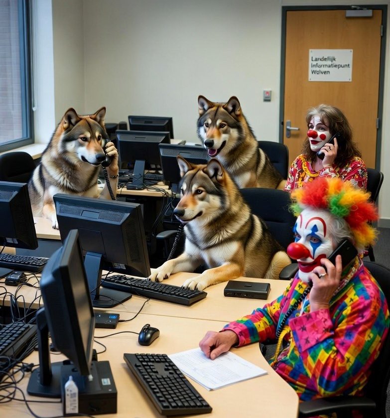 Serieus Provincie Gelderland?
Medewerker BIJ12 als luisterend oor🤣🤡Een hele grote puinhoop en chaos bij BIJ12 binnen organisatie en nu komt deze poppenkast er ook nog eens bij. Onbegrijpelijk dat u deze geldverslindende idioterie laat gebeuren <a href="/ministerLVVN/">Femke Marije Wiersma</a> <a href="/stasLVVN/">Jean Rummenie</a> !🤮#wolf
