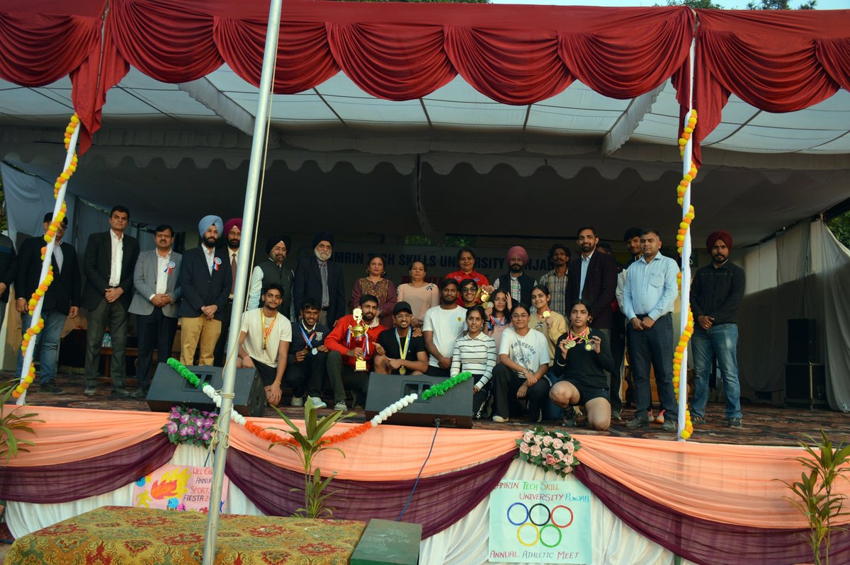 lamrinuniv's tweet image. The Annual Athletic Meet 2025 at LTSU concluded with an inspiring closing ceremony.

Hon’ble Chancellor S. Nirmal Singh Rayat extended his heartfelt congratulations to all winners and participants for making the event a grand success! 

#LTSU #AthleticMeet2025 #SportsDay