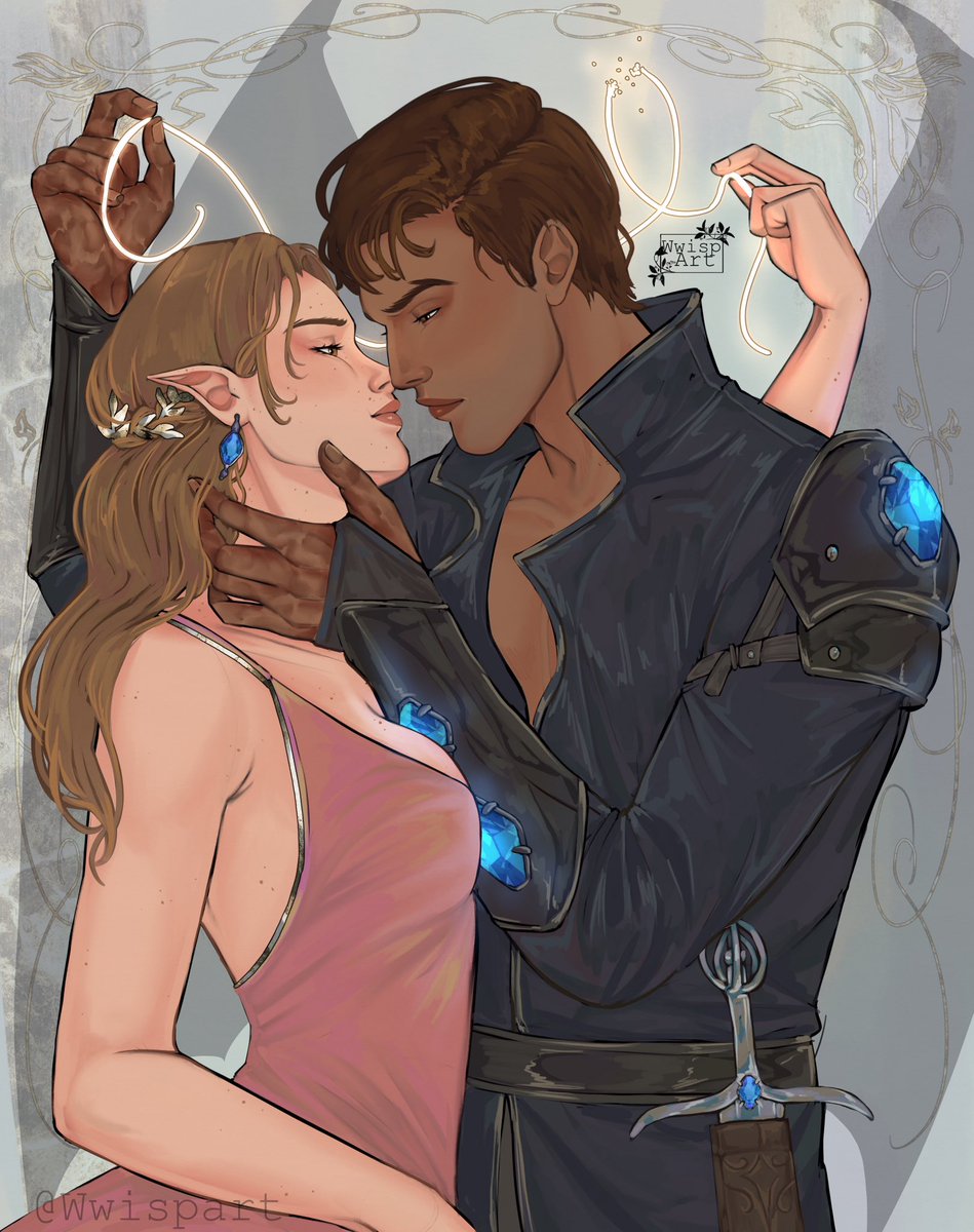 WwispArt's tweet image. Elain and Azirel cause It’s been tooooo long since I’ve done any Elriel fanart sooo…. Yay 💜✨✨

#aotarfanart #acotar #acourtofthornesandroses #feyreart #rhysand #rhyart #rhysacotar #elainearchereon #azriel #azlain #elriel #azlaine