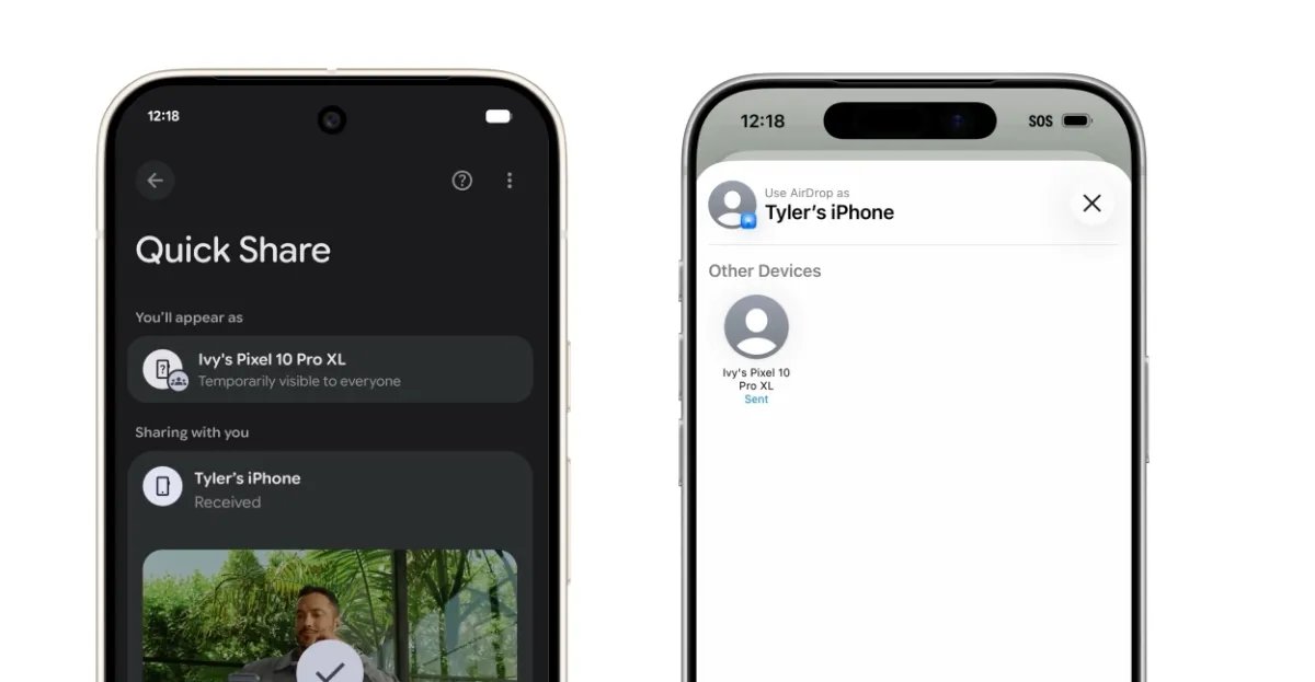 midudev's tweet image. Tremendo. Google le hace ingeniería inversa a Apple.
En Android podremos enviar archivos por AirDrop.

Sin APIs. Sin permiso de Apple.

Por ahora empieza el soporte en Pixel 10 para enviar a iPhone, iPad y macOS sin instalar nada.

¡Y ya está confirmado que llegará a más…