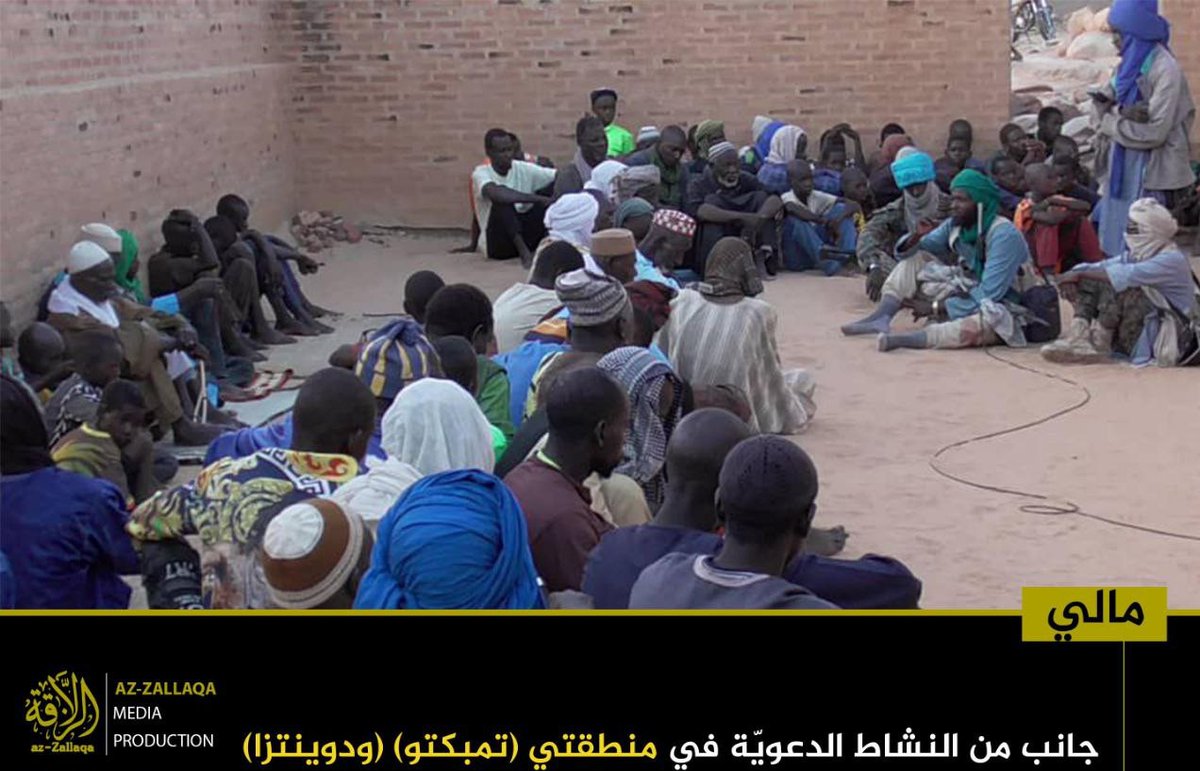 BrantPhilip_'s tweet image. JNIM released images from their preaching campaigns in communities of the Douentza and Tombouctou areas, Mali.