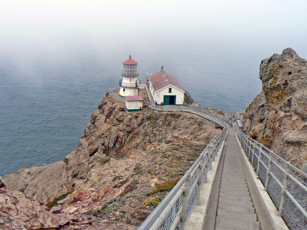 Labiataa's tweet image. Point Reyes Lighthouse.