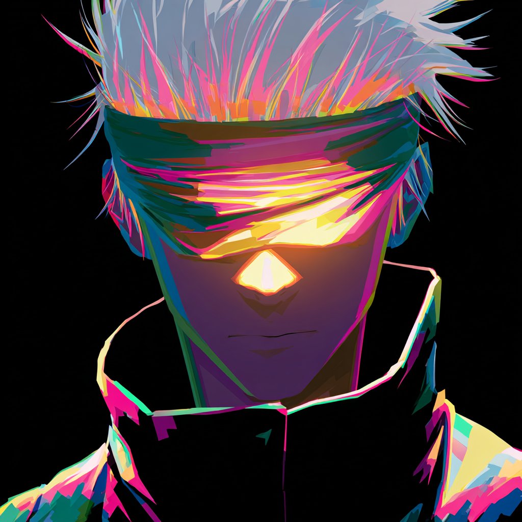 CharaspowerAI's tweet image. 🚨PromptShare🚨

COLORFUL GRADIENT
a simple illustration of [manga or anime character], with colorful gradients, glowing neon lights, and a dark background in a portrait view. colorful gradients, high resolution.

NOW YOU TURN !