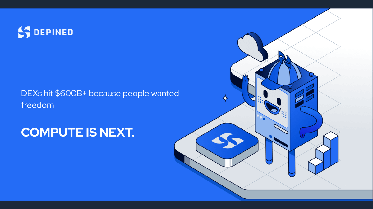 DePINed_org's tweet image. Ever noticed how traders left Binance (CEX) for Uniswap (DEX)?

Not because Uniswap was cheaper.
Not because it was faster.

They moved because no one could freeze their assets.

Control &amp;gt; convenience.

Compute is about to hit that same shift.