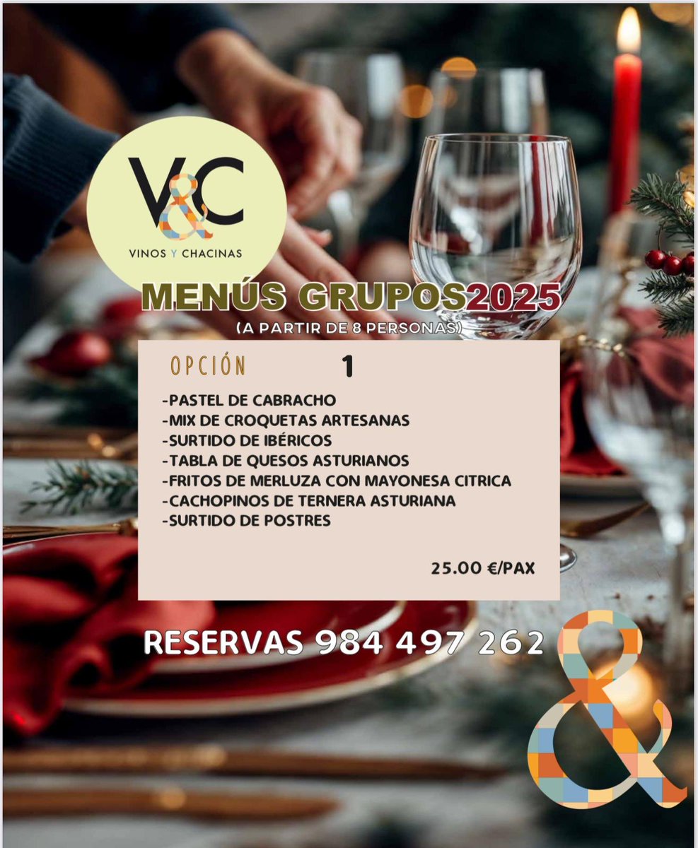 vinosychacinas's tweet photo. Aquí os dejamos los platos especiales para estas navidades que podéis encargar  y los menús de grupos , desde 8 a 38 personas ya podéis reservar!!

#menus #menúdenavidad #parallevar #paradomicilio
#grupos #menudegrupos #comida #navidad 

☎️984 497 262☎️ https://t.co/HyzekH2twm