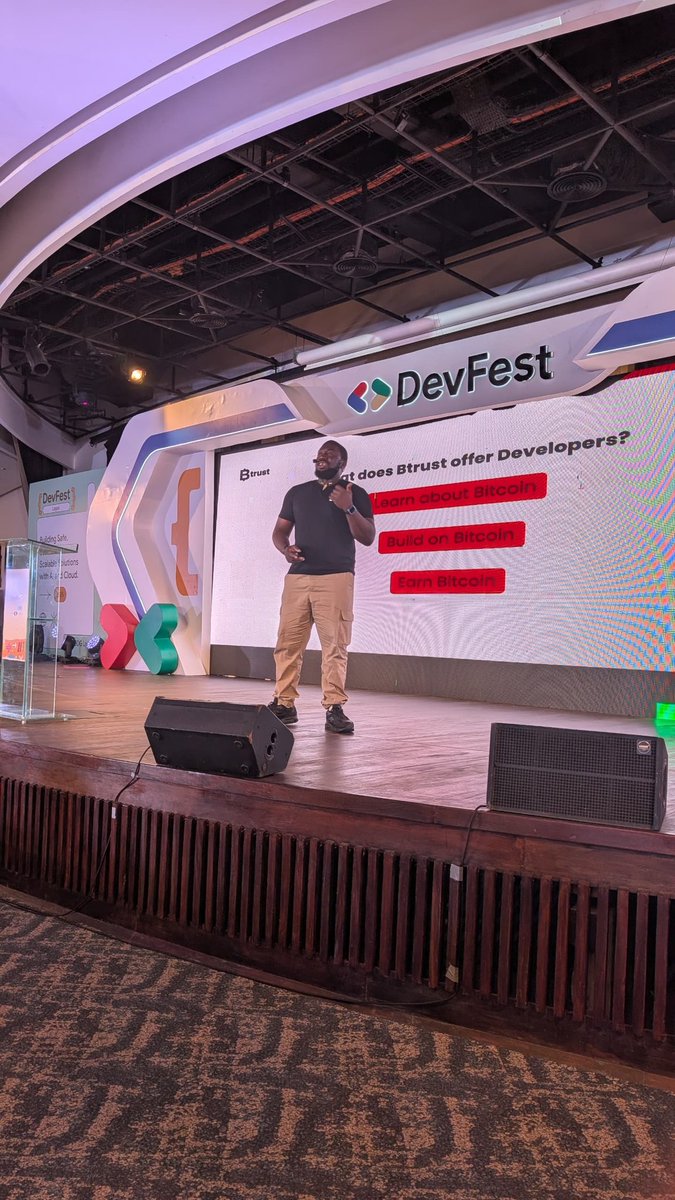 btrustteam's tweet image. @TChileta delivered an insightful session on building out Africa&apos;s Bitcoin developer ecosystem.

He highlighted how we are supporting developers across the continent by providing the knowledge, resources, and community needed to move from using bitcoin to actively building on it.…