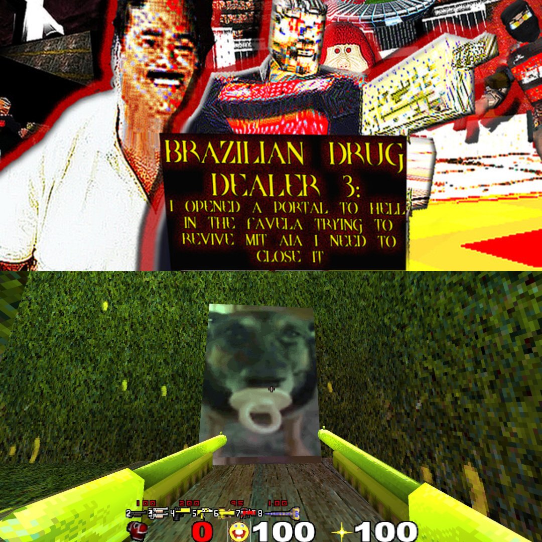 PolyDepression's tweet image. Stole some keys from @NoQuarterSoft for that crazy ass FPS with the long title so its time for a giveaway.

🇧🇷  Follow + Repost to to win a Steam key.   

I'll be picking 4 winners tomorrow. Good luck nerds