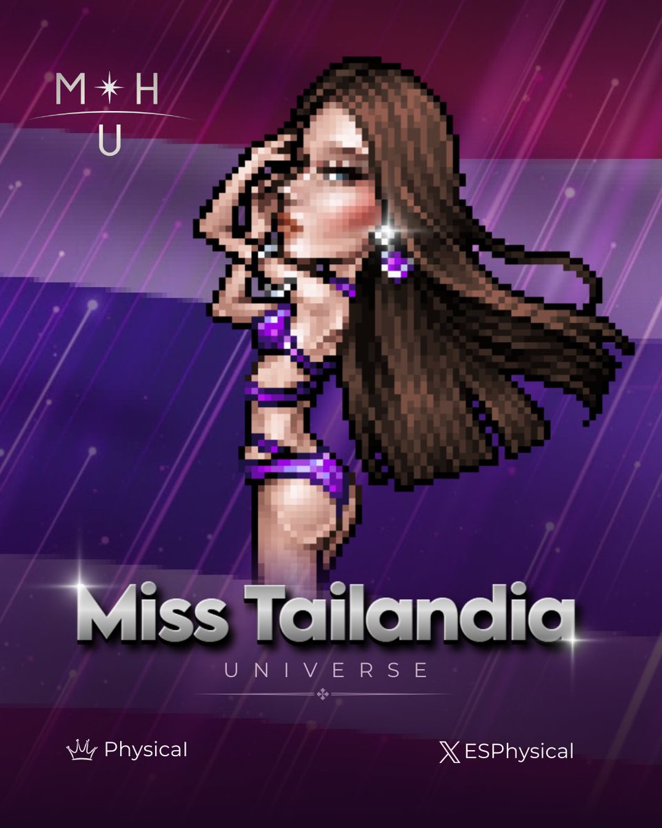 Miss Tailandia 🇹🇭 - Physical  

👑: «Mi misión es honrar a quienes luchan contra el cáncer: los que están, los que se fueron y los que siguen batallando. Creo en la esperanza, en la fuerza que nace del amor y en un futuro donde ninguna batalla se luche en soledad».  

#MHU2025