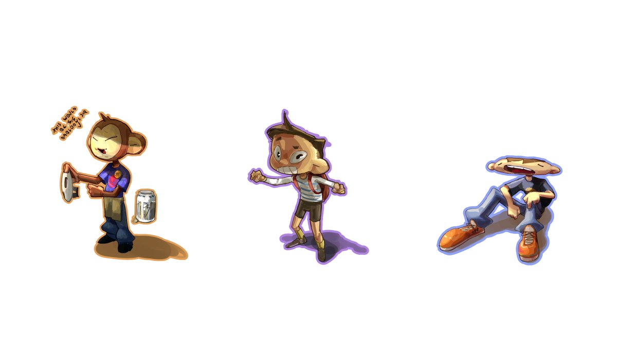 kaijuu_art's tweet image. chara design i did part2