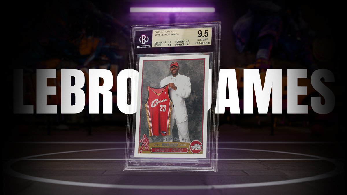 beezie_io's tweet image. If you’re building a Basketball Claw… you start with THE KING 👑

2003-04 Topps #221 LeBron James RC (BGS 9.5). 
The card that launched a billion dreams, and a billion-dollar career.