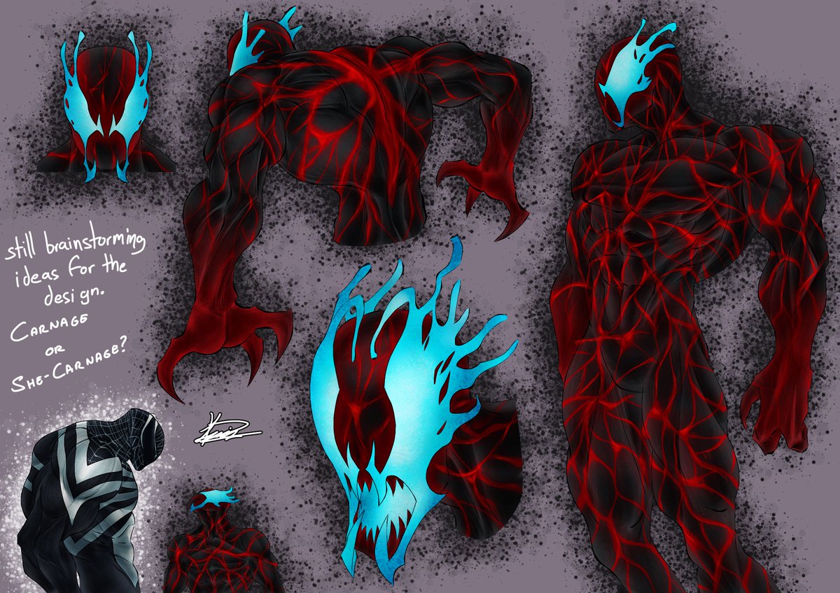 Trujillos99's tweet image. Carnage concept art 
#symbiote