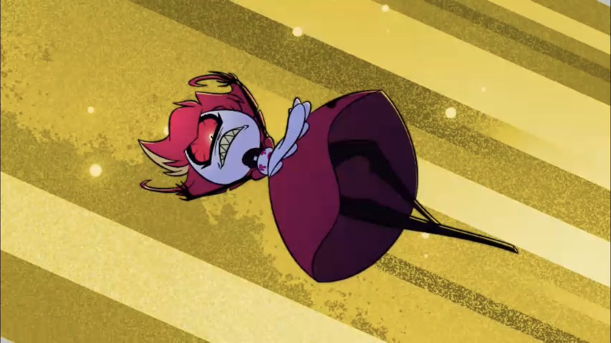 starrie_blu's tweet photo. Double post incoming! Finally getting around to showing what I animated on #HazbinHotel season 2! The first here is from episode 5, and the last two are very short parts from episode 8! Didn’t get to do a lot on ep 8 cause of personal life and work on episode 7 but hey it’s sumn https://t.co/G1w35tXMp4