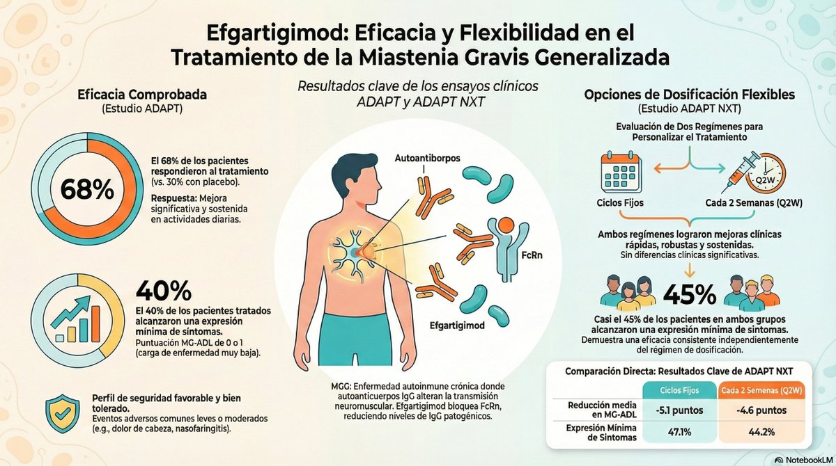 ¡#NotebookLM lo ha vuelto a hacer! -&gt; INFOGRAFÍAS (gracias <a href="/Alegriabs/">Alegría Blázquez</a>)

Sin saber yo del tema, a partir de: thelancet.com/journals/laneu… y doi.org/10.1002/acn3.7…, tenemos infografía

Lógicamente, lo imprescindible es saber del tema y revisar el contenido (en este caso mi pareja)