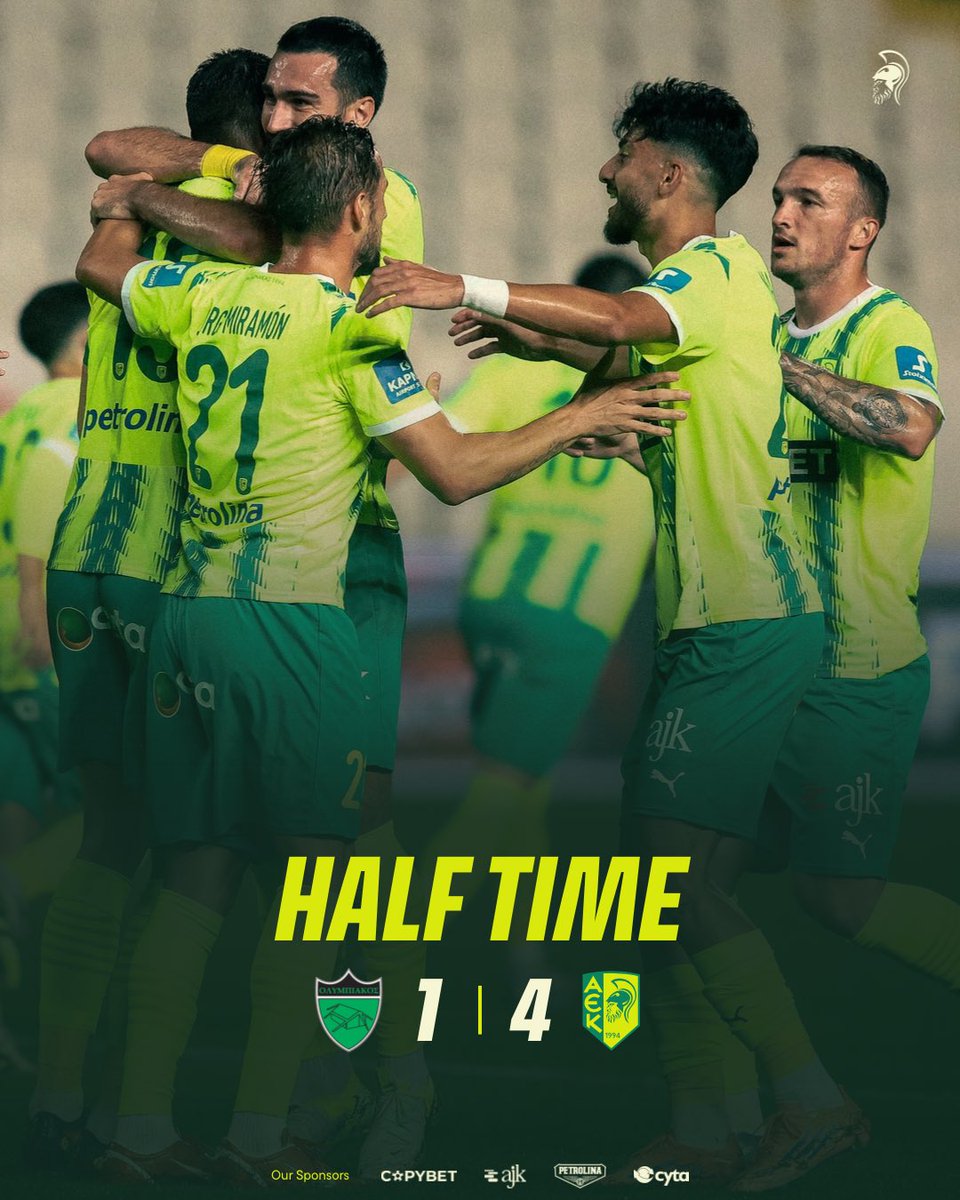 AEKLARNACA's tweet image. 𝐇𝐚𝐥𝐟 𝐓𝐢𝐦𝐞

#AEKLarnaca #vsOlympiakos #HT