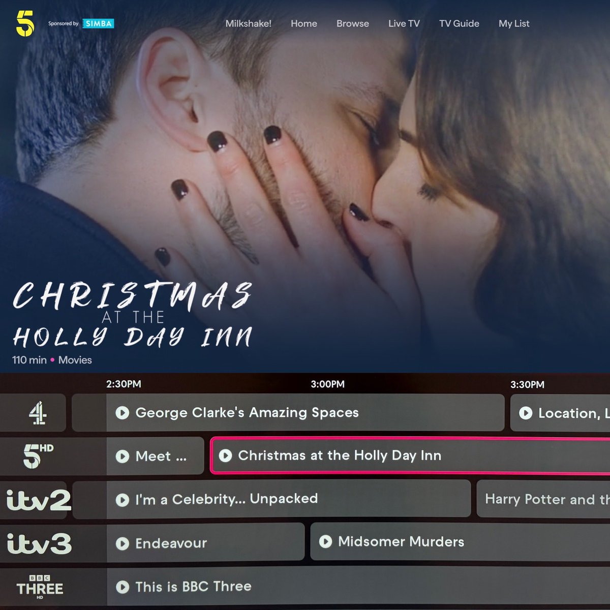 Looks the festive period is underway 🎄 and we were just on <a href="/channel5_tv/">Channel 5</a> <a href="/Channel5Press/">5 Press</a> 

Anyone catch it? 

#ChristmasFilm #TV #Channel5 #actor