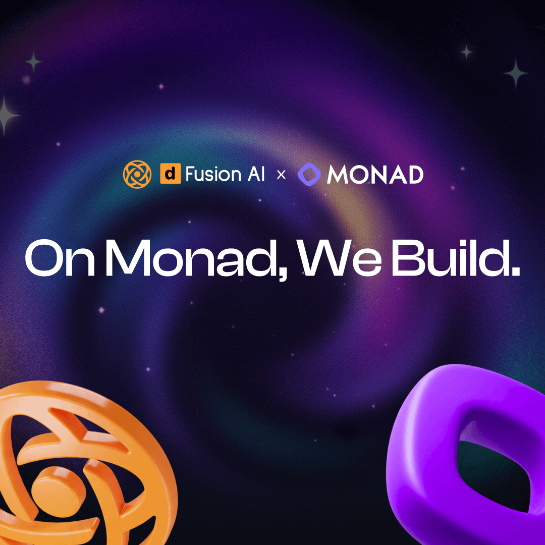 dFusionAI's tweet image. Everything is happening on @Monad.

We&apos;re happy to be building on it.