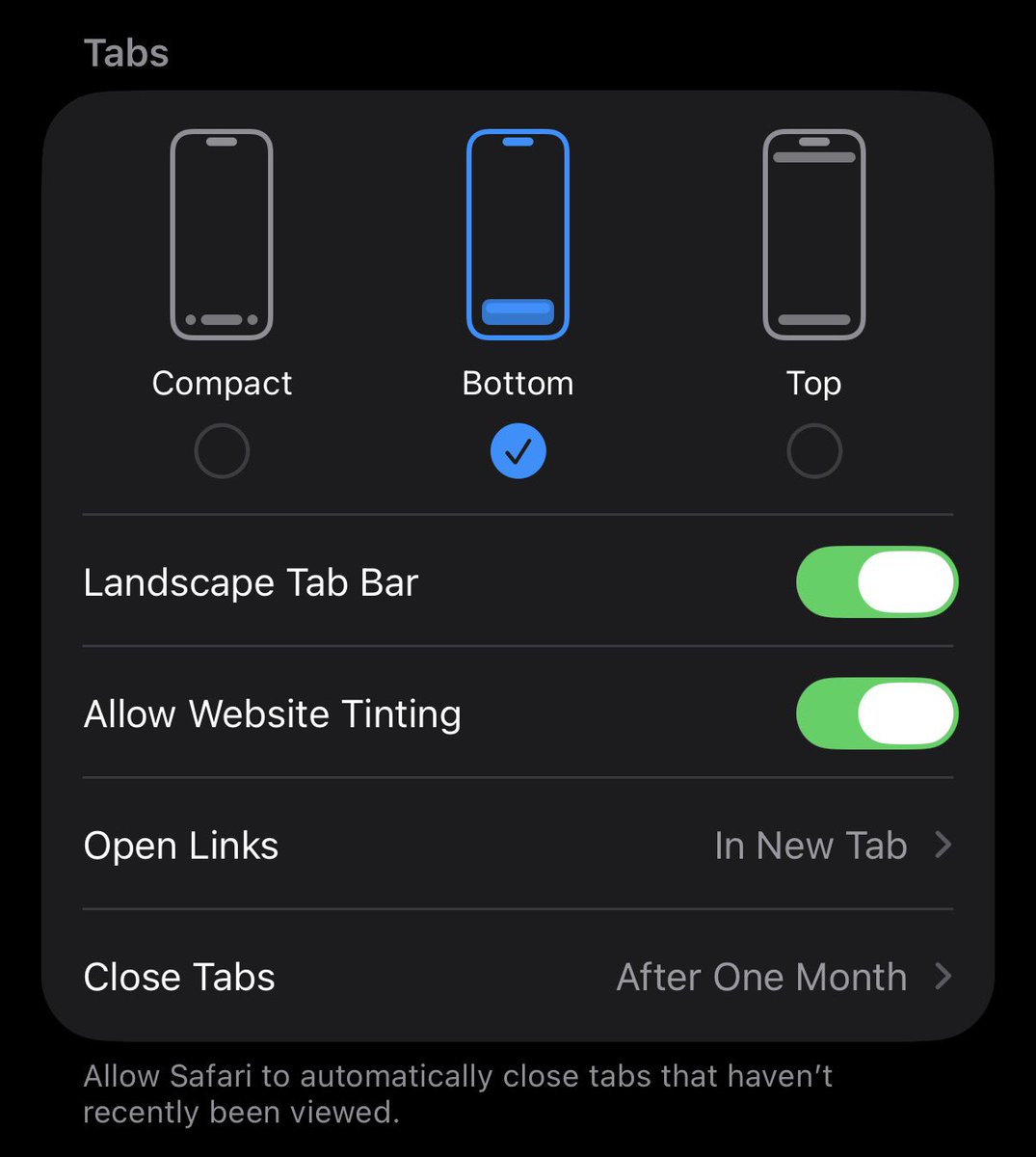 Most important settings change in iOS 26.