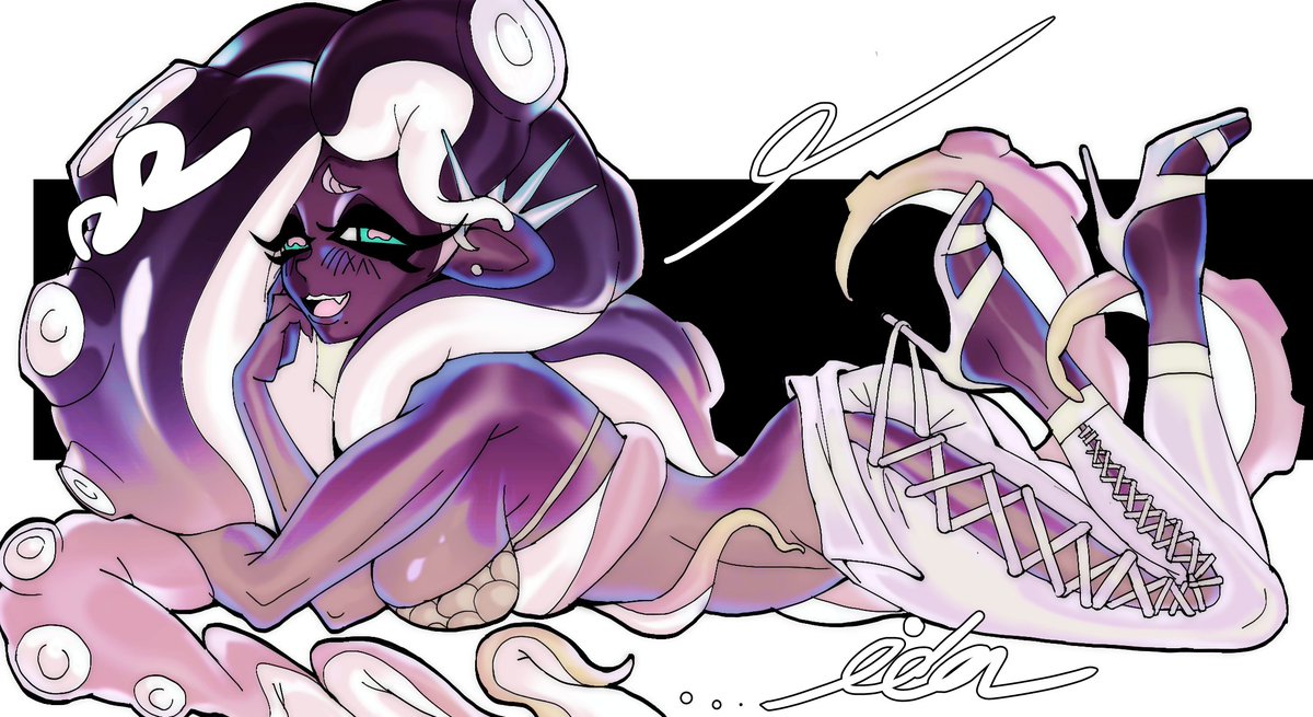 sorenjj's tweet image. Marina ida stunning the tights trend 🐙✨🧠
#SplatoonArt #Splatoon