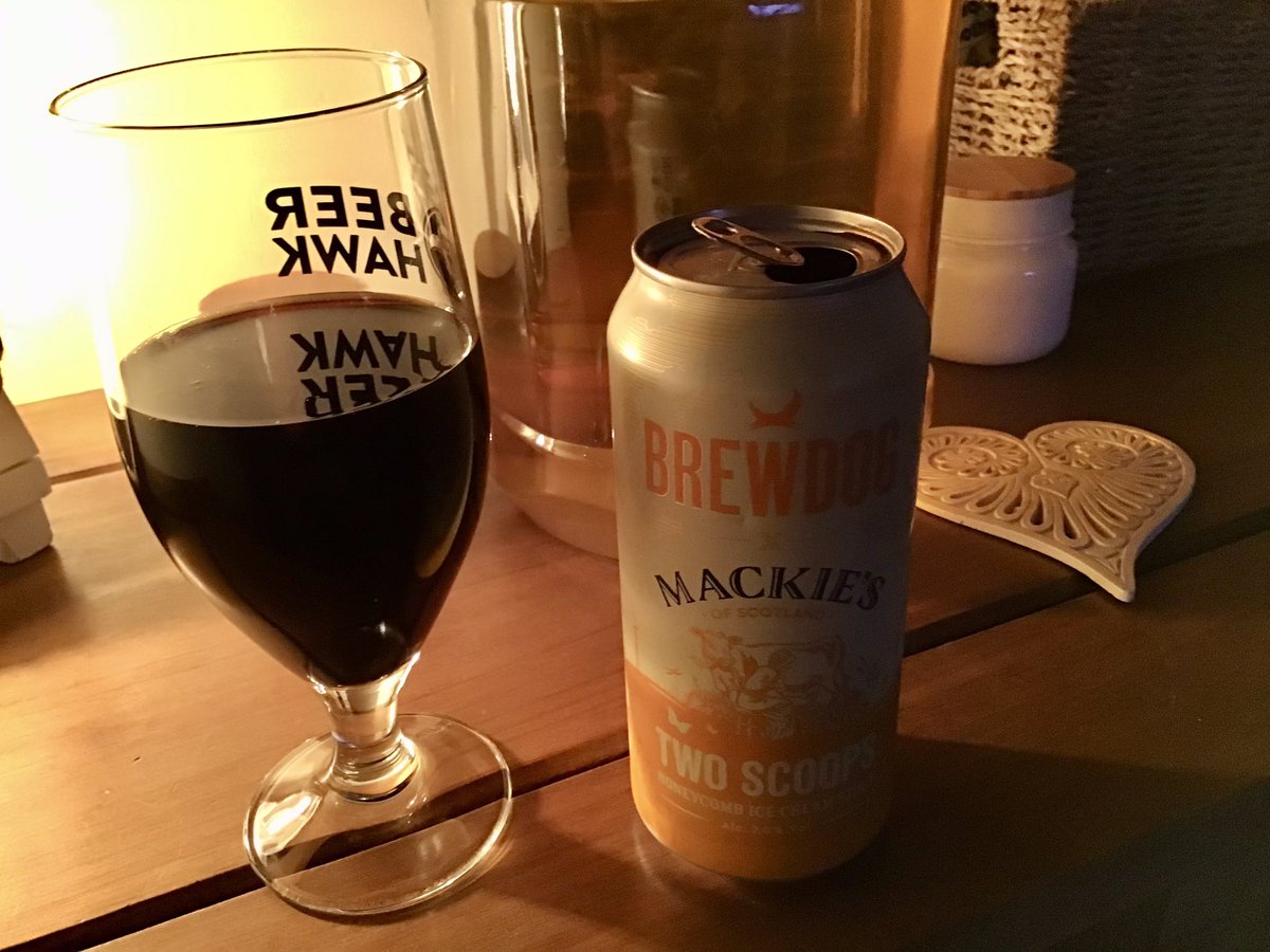 It’s #beer #oclock we like a beverage in this band, especially when there’s some rugby on the box. This drop of <a href="/BrewDog/">BrewDog</a> honeycomb ice cream stout is good. It smells devine.  
What are you good folk drinking tonight? Let us know, send us a piccy.
#NorthWales #Llanrwst #beer