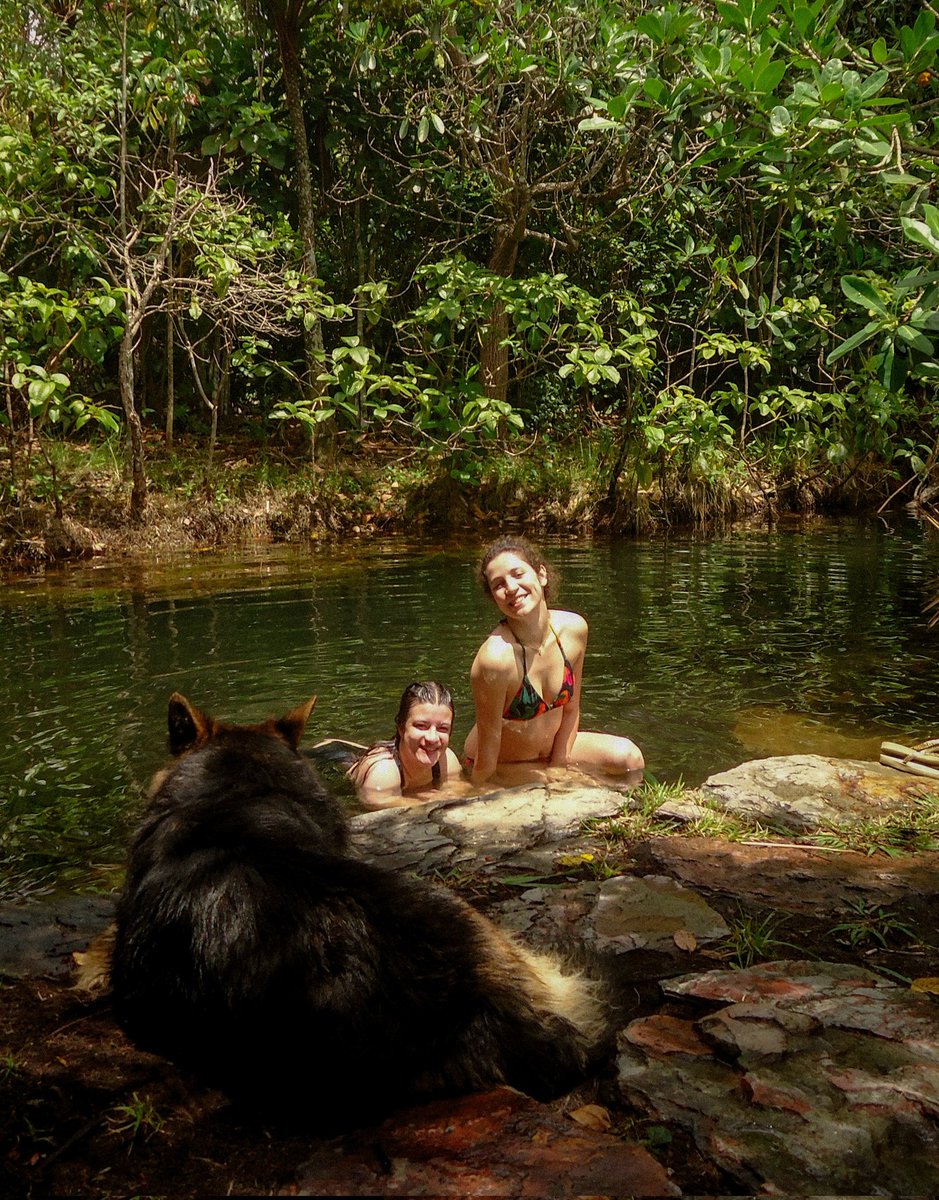 Hoje foi dia de explorar o laguinho 🍃