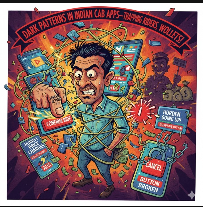 ghoshk52's tweet image. .... @TV9Bharatvarsh आखिर &apos;Dark Patterns&apos; के जरिए यह डिजिटल डकैती कब तक चलेगी? उपभोक्ता कब तक ठगा जाएगा?
#CabAggregators #ConsumerRights #DarkPatterns #Ola #Uber #Kolkata #JagoGrahakJago”