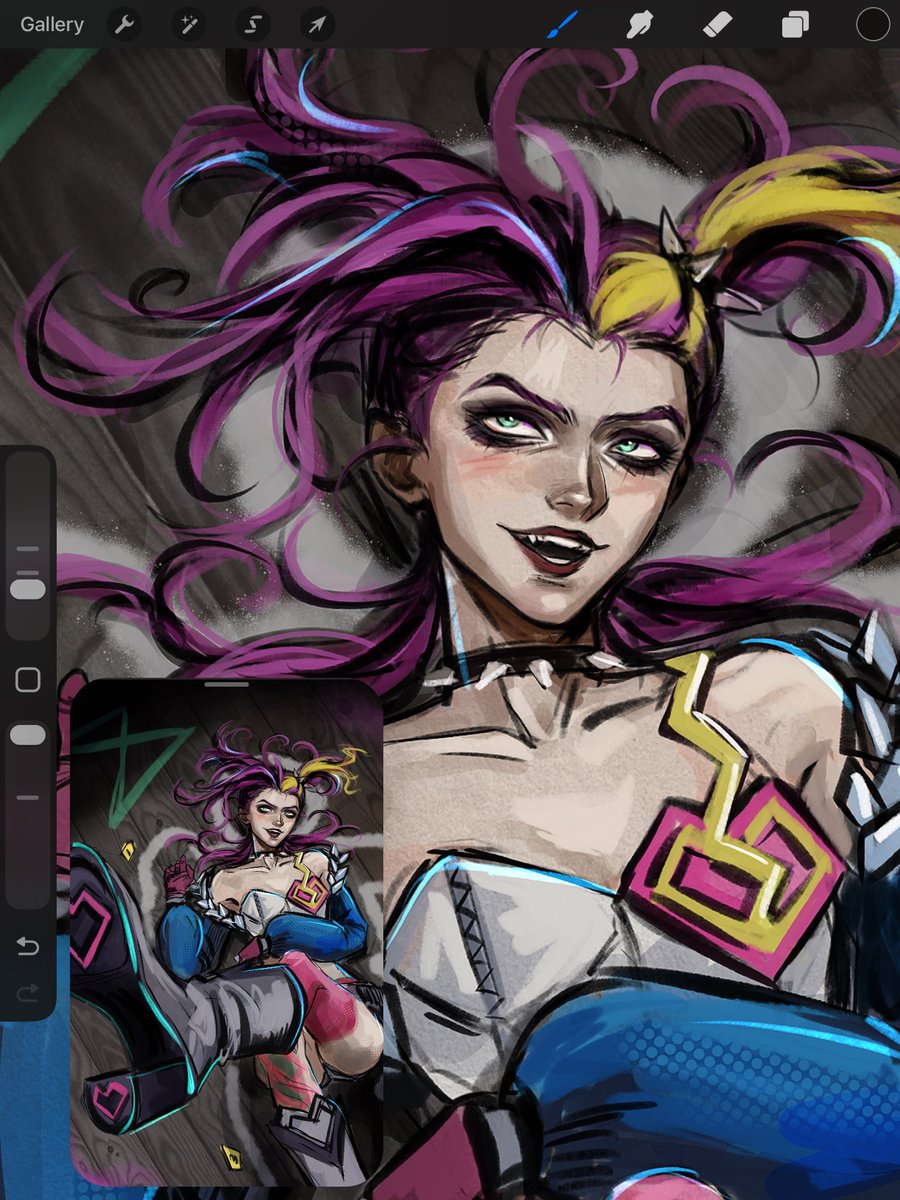 IwachansArm's tweet image. Supervillain Jinx Doombringer you are so pretty #jinx