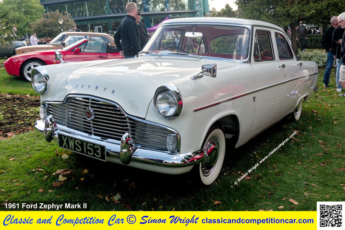 classcompcar's tweet image. Immaculate white 1961 Ford Zephyr Mk II at Hinckley Motor Show 2025. See more from the show in the current issue of Classic and Competition Car magazine. Free at classcompcar.com #ford #fordzephyr #ClassicCars #britishcars #hinckley #cars #fordlovers #zephyr #carshow