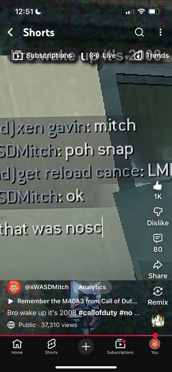 Its hilarious I hit this clip ngl. You Cod4 pc players have much to learn