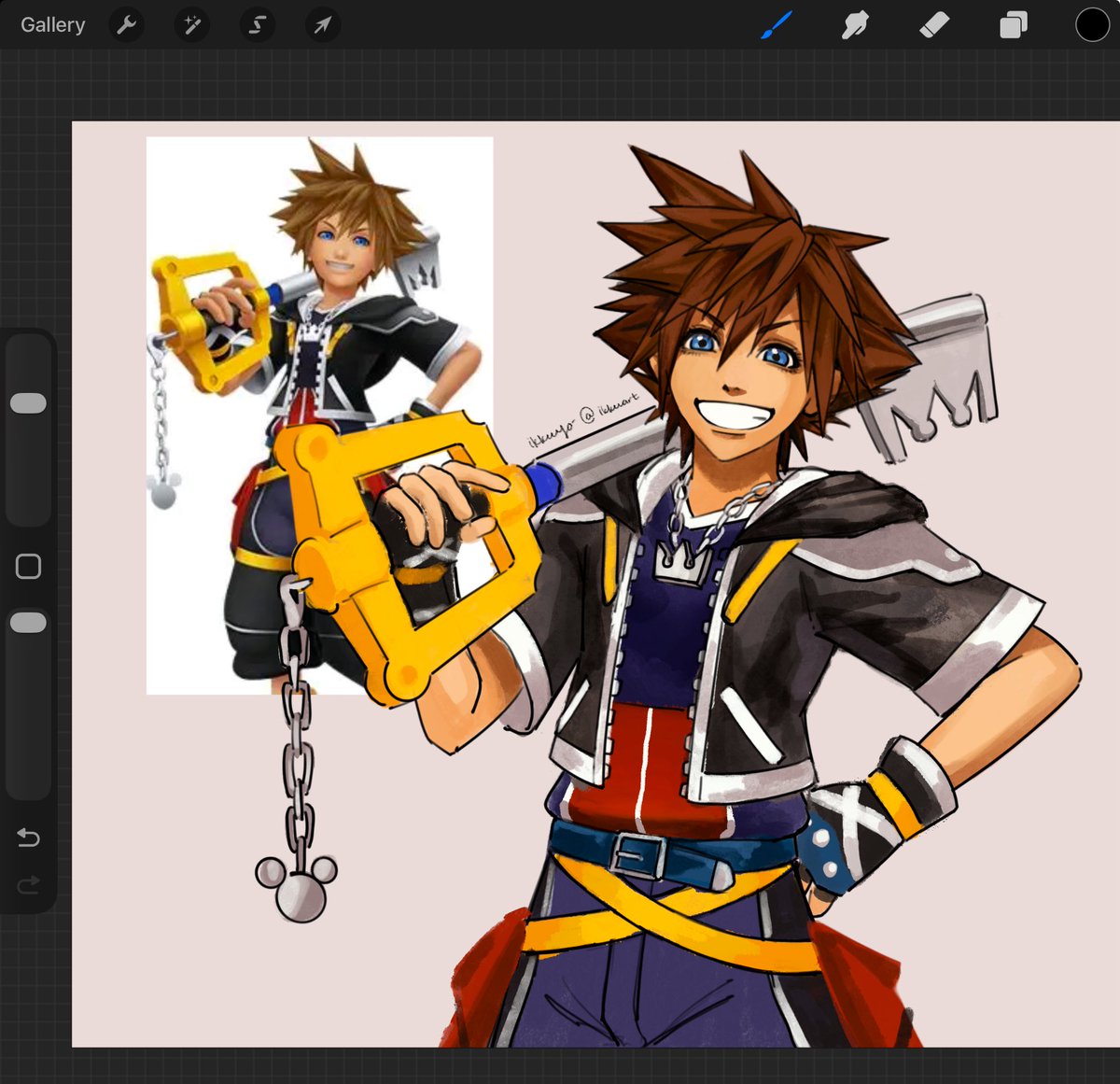 ikkuart's tweet image. How tf do you draw this kid…?