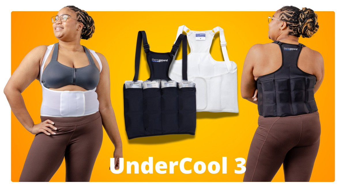 Thermapparel's tweet photo. $50 Off UnderCool 3 and Free Shipping Included!!

UnderCool 3
• Lightweight, discreet with adjustable straps for a perfect fit
• 2-3 hours of consistent cooling 
• Breathable, moisture-wicking fabric keeps you cool, comfortable and, dry.
https://t.co/IEzVhXiXGn https://t.co/C0VDilb8nJ