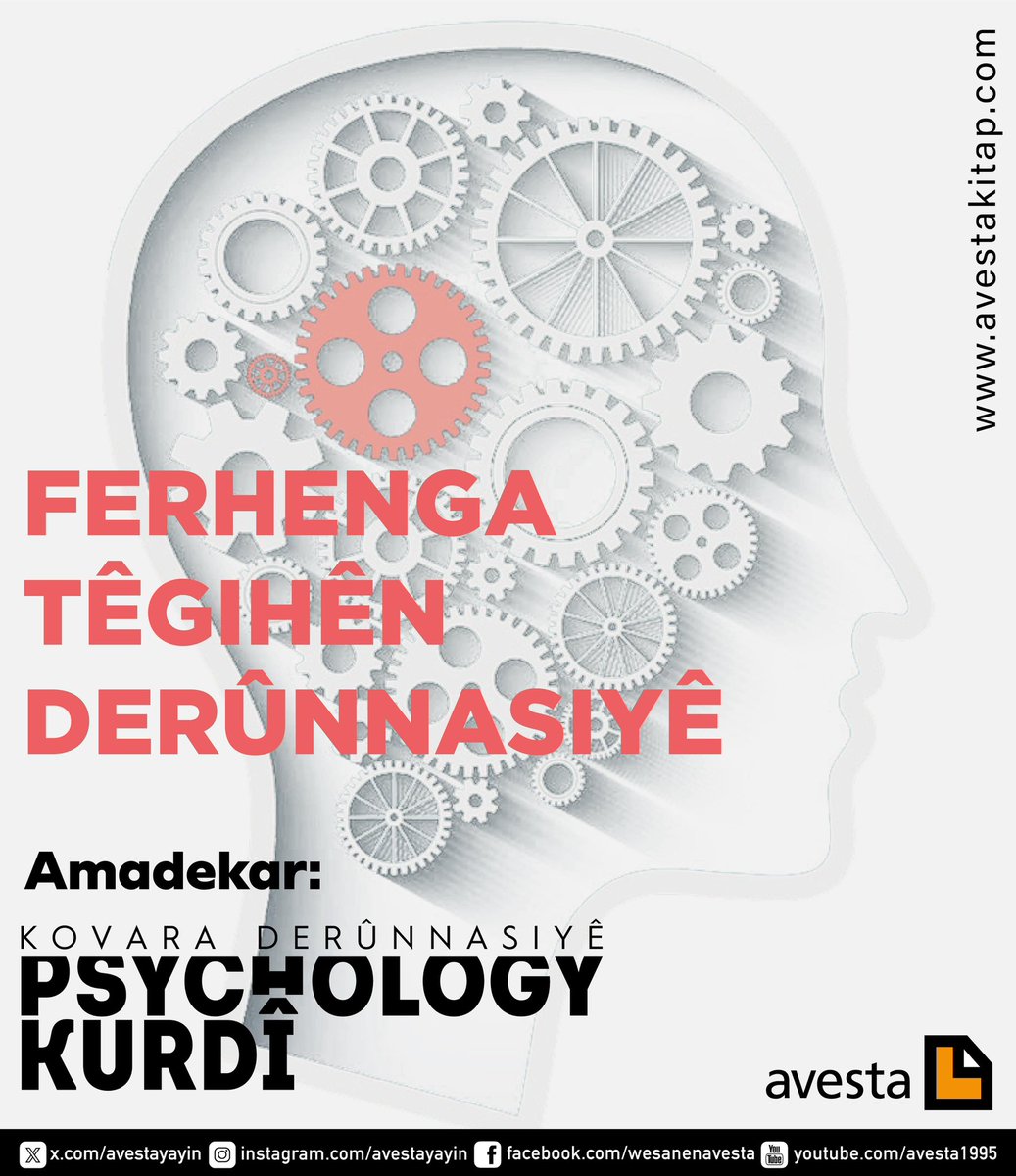 FERHENGA
TÊGIHÊN DERÛNNASIYÊ

Amadekar:
Kovara Derûnnasiyê
Psychology Kurdî

DI NÊZ DE!