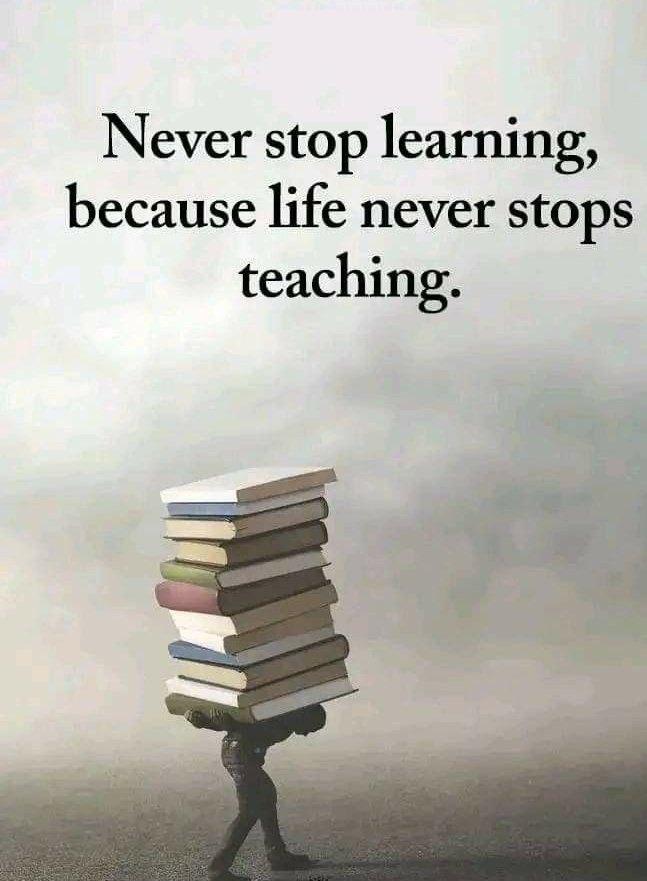 nainav98's tweet image. Keep pushing forward, because knowledge and growth are endless. Life is always teaching, and every step you take brings new lessons.

#NeverStopLearning #LifeLessons
