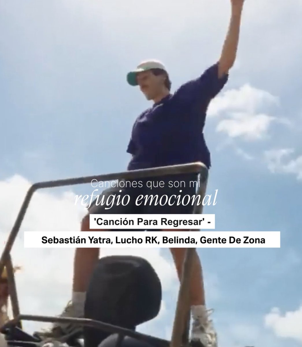 "Cuando las palabras no alcanzan, el volumen sube. 🔊✨

Play aquí: youtube.com/watch?v=GxibQE…

#SebastiánYatra