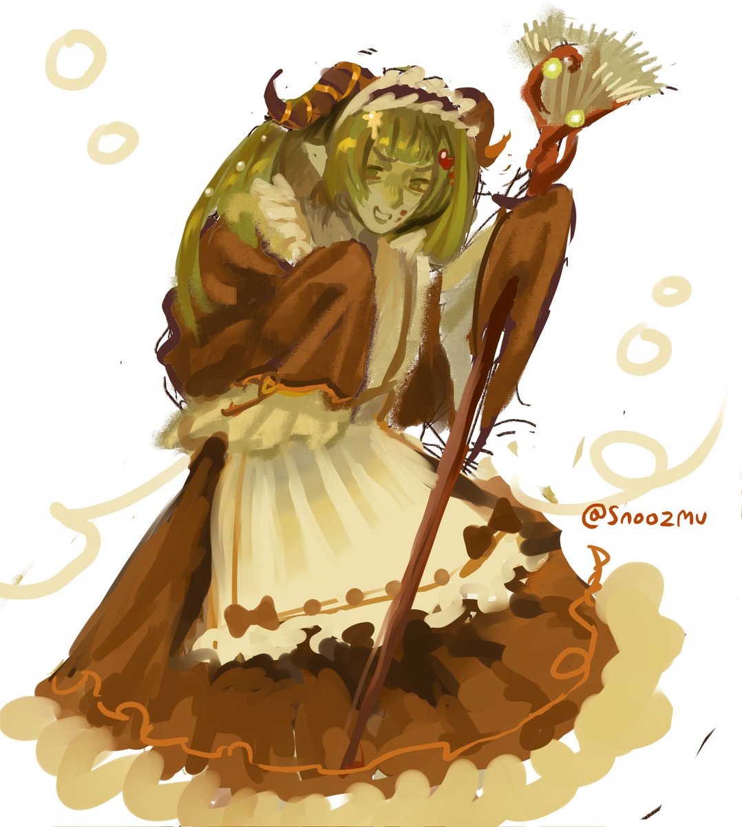 snoozmu's tweet photo. i haven't posted on here in one million years... Anyway matcha cookie!!! #cookierunkingdom https://t.co/Rzi7TSIzCU