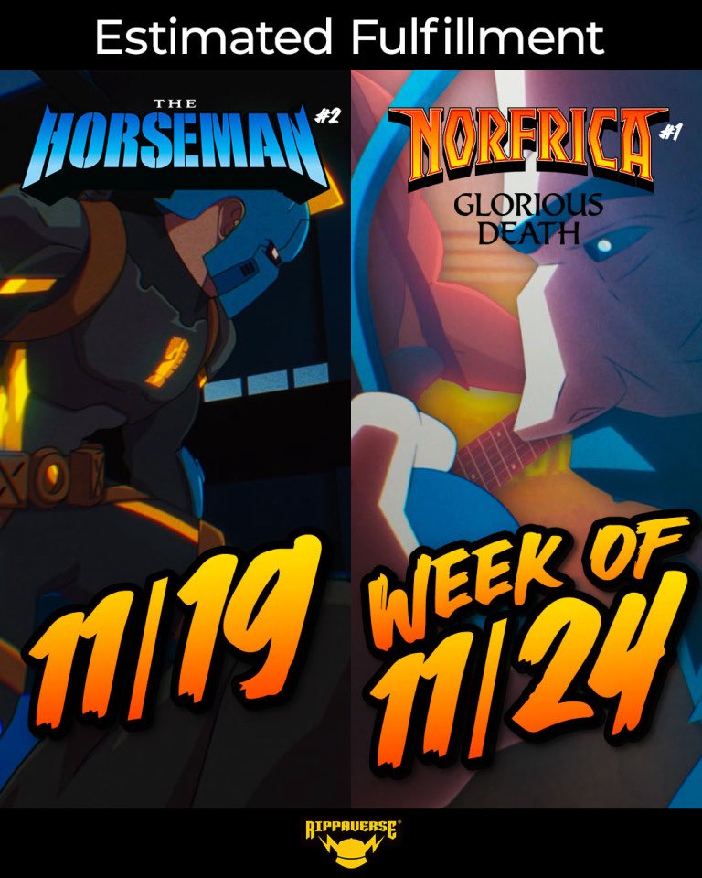 Hey fans of <a href="/TheRippaverse/">Rippaverse Comics</a> - YOU GOT MAIL!!! Books are shipping to you right now 💪💪💪