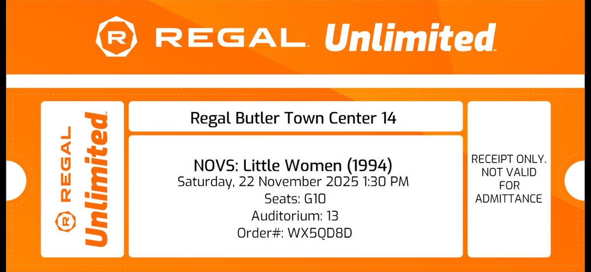 #Seated for #LittleWomen1994 🎥🎥