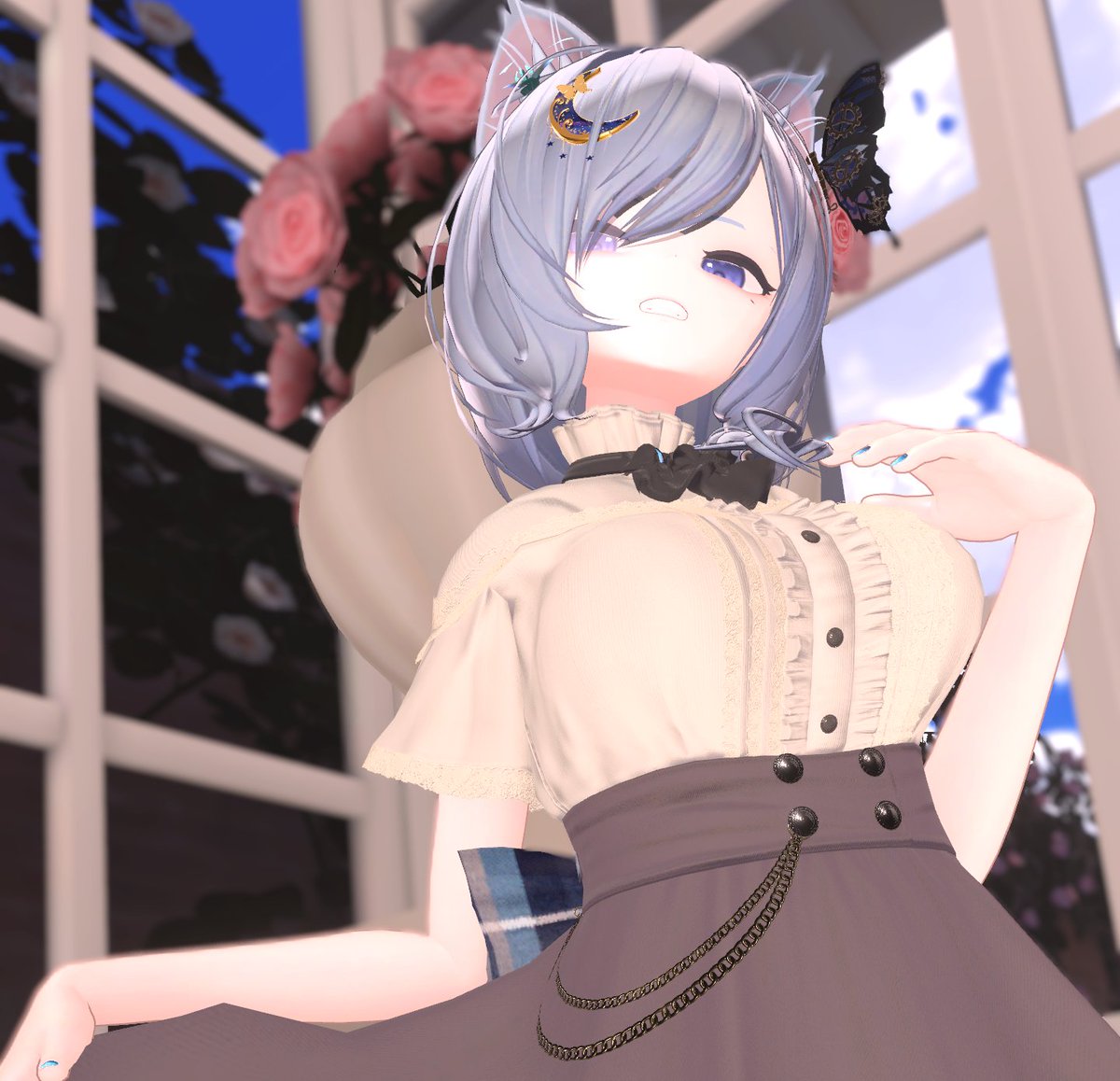 W4lkTh3R0y4l's tweet image. 昨日は #Gate_to_Lily という百合喫茶イベントで百合ごっこして、百合っぽい台詞を選んでお姉さまにたくさん読んでいただきましたわ～✨✨
途中お姉さまがしゃっくりが止まらなくなったり、腰痛を訴えたりするアクシデントがありましたが、最終的にはよい百合シチュを堪能できてよかったですわ～✨✨