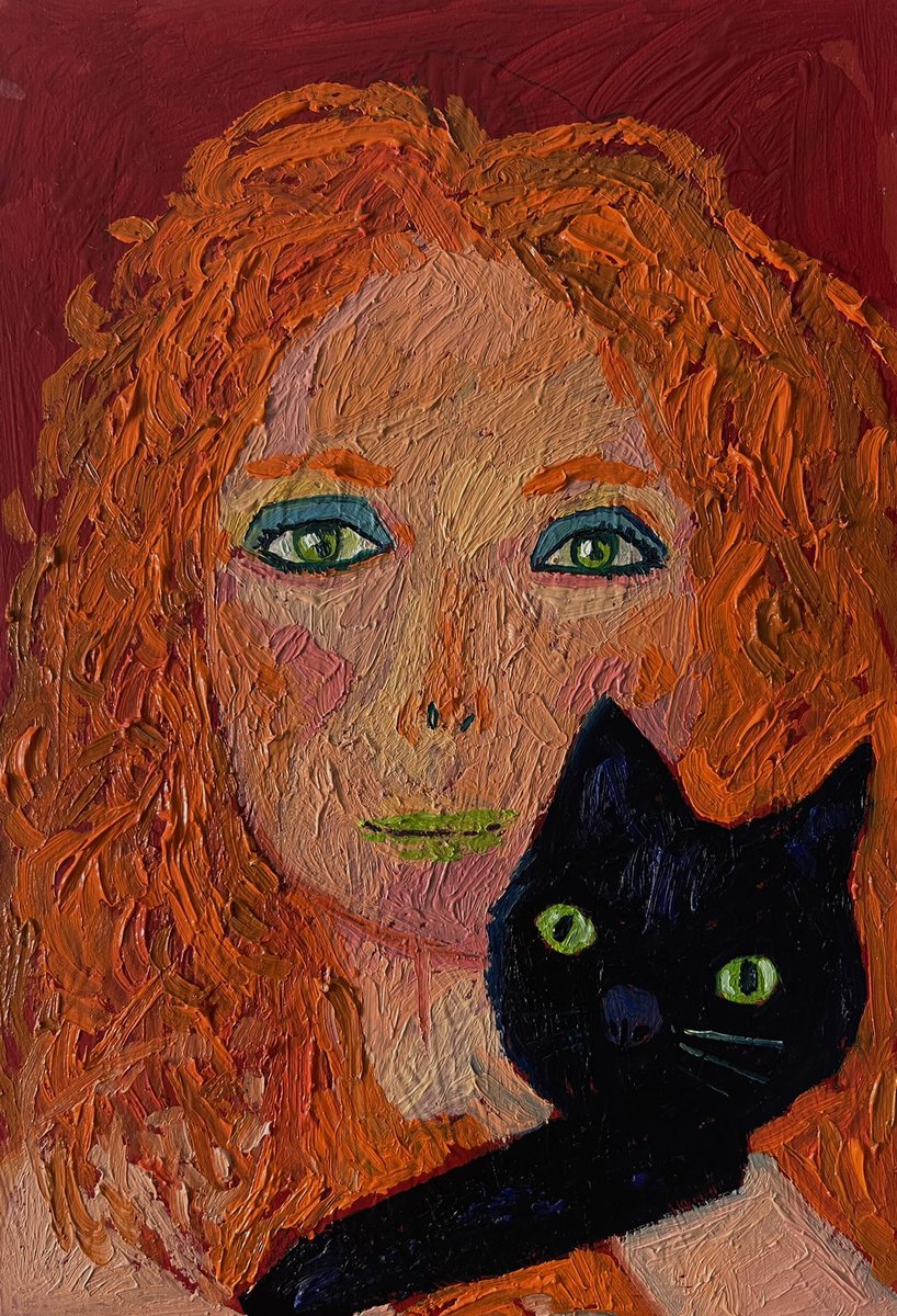 -سفارش پرتره شما، شما و گربه‌اتون، گربه‌تون، شما…

-۱۷/۲۵ سانتی متر…