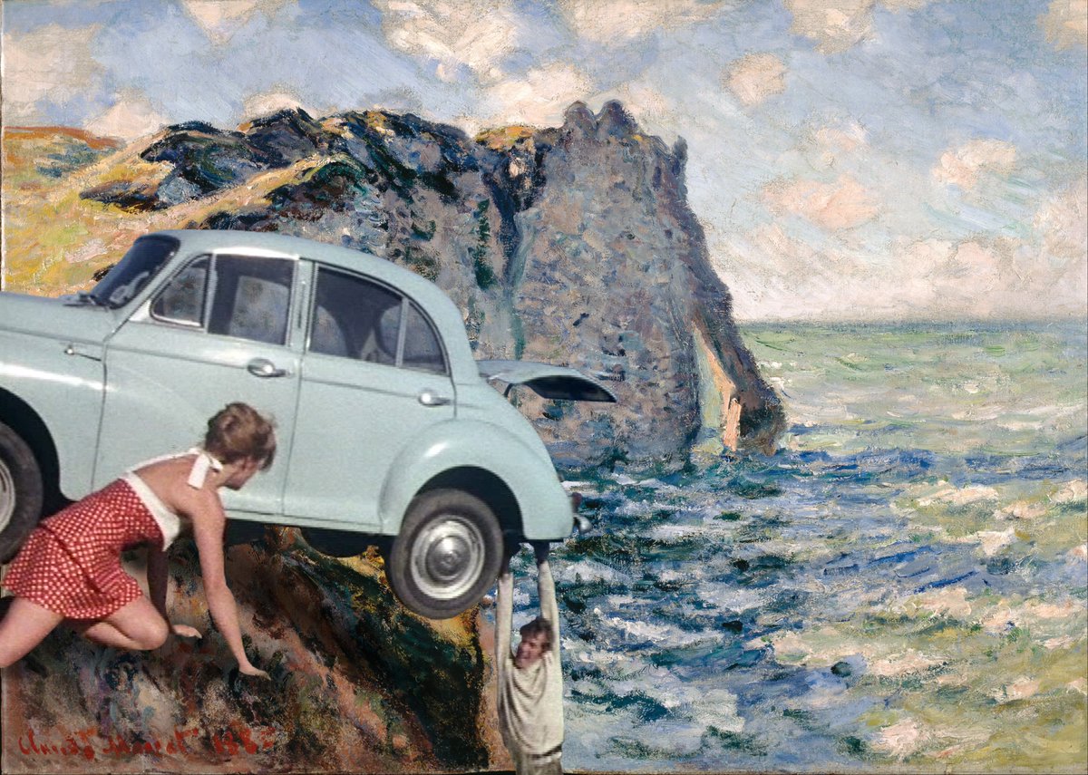 Claude Monet - 'The Cliff Of Aval, Etretat'...

Oooh Betty!