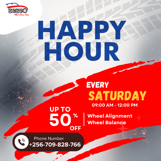 SescoTyres's tweet image. Roll in, Roll Smooth!

Get up to 50% off on alignment &amp;amp; balance every weekend morning. Smooth ride, happy tyres!

#SescoTyres #TyreCare #WheelAlignment #TyreBalance #HolidayTravel  #FestiveSeason #MerryAndSafe #SmoothRide #UgandaDrivers #WeekendSpecial #TyreDeals #HappyTyres