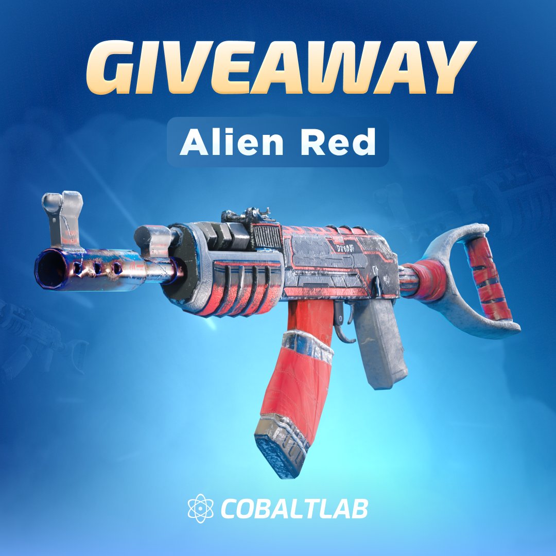 Cobaltlabrust's tweet image. $150 Alien Red Giveaway! 💰

🔹Follow us @Cobaltlabrust
🔹Like &amp;amp; Repost
🔹Tag 2 friends

Winner will be picked in 7 days
In the meantime get yourself 4 free crates 👉 cblt.to/Xgiveaway